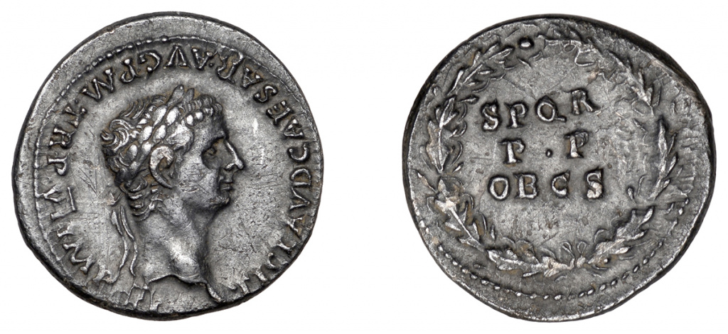 Denarius of Claudius