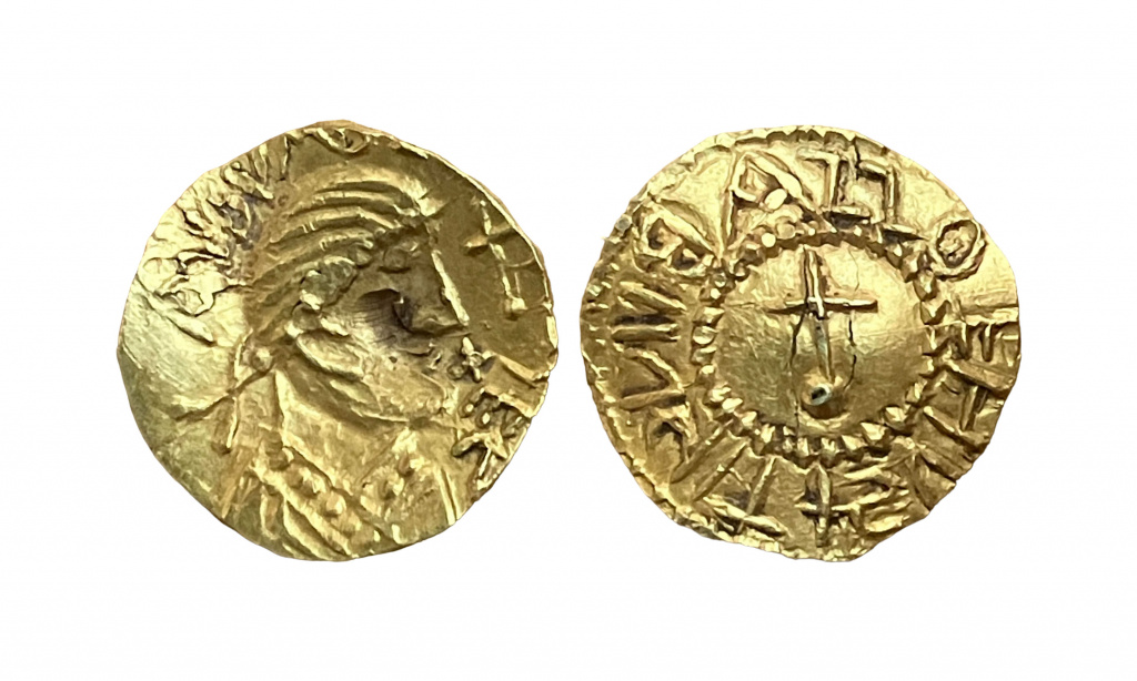 gold shilling of Eadbald of kent