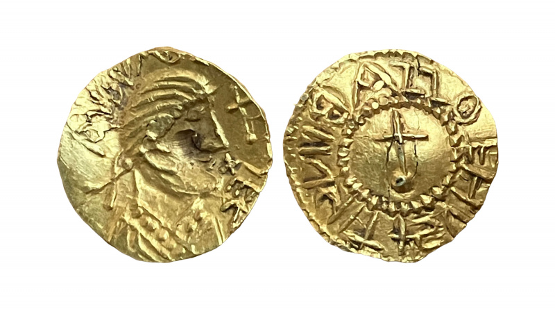 gold shilling of Eadbald of kent