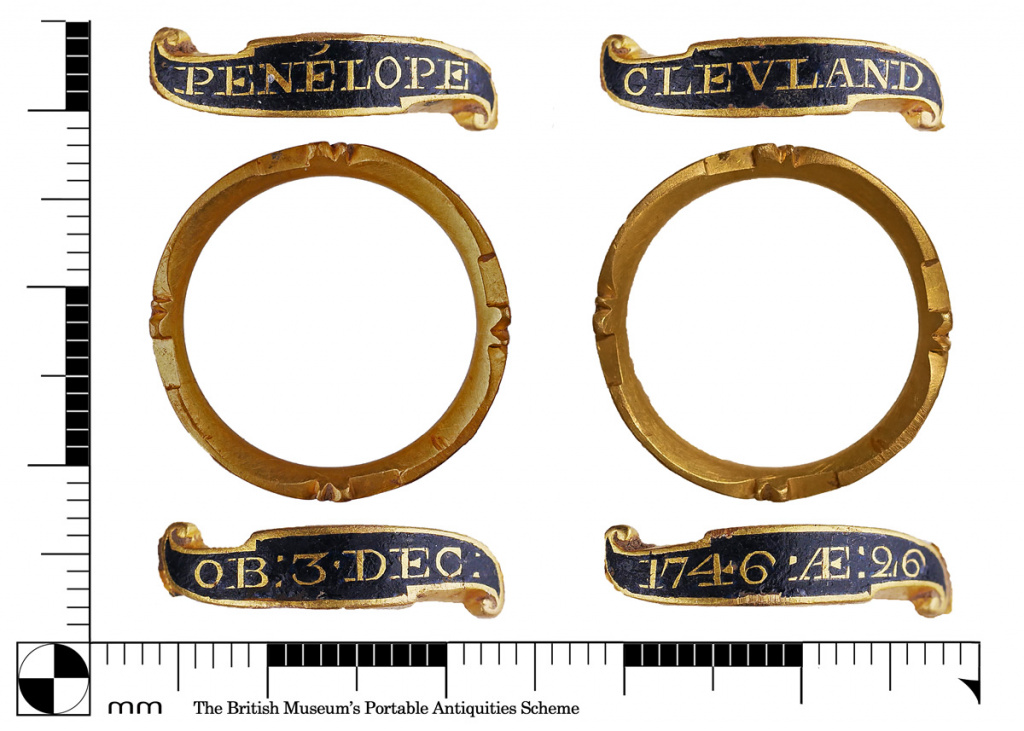 Memento Mori ring of Penelope Clevland