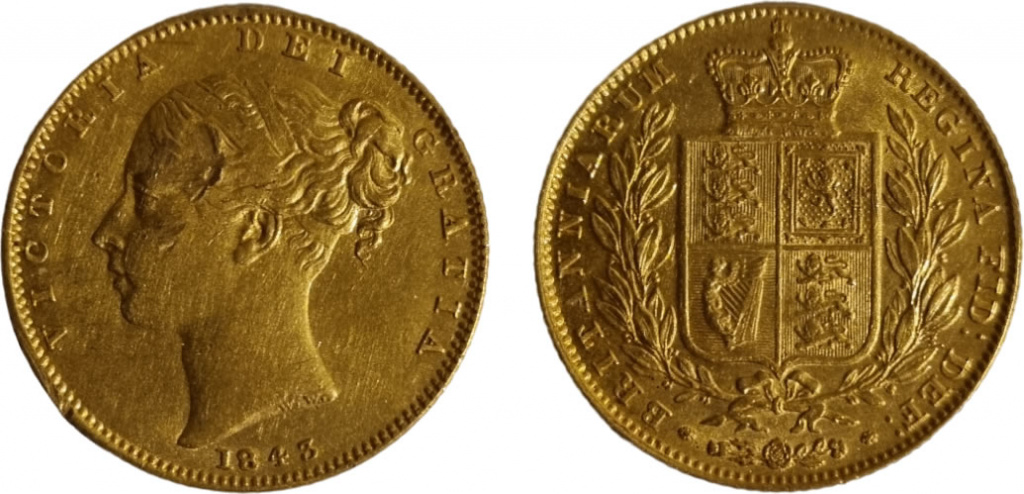 Victorian gold sovereign
