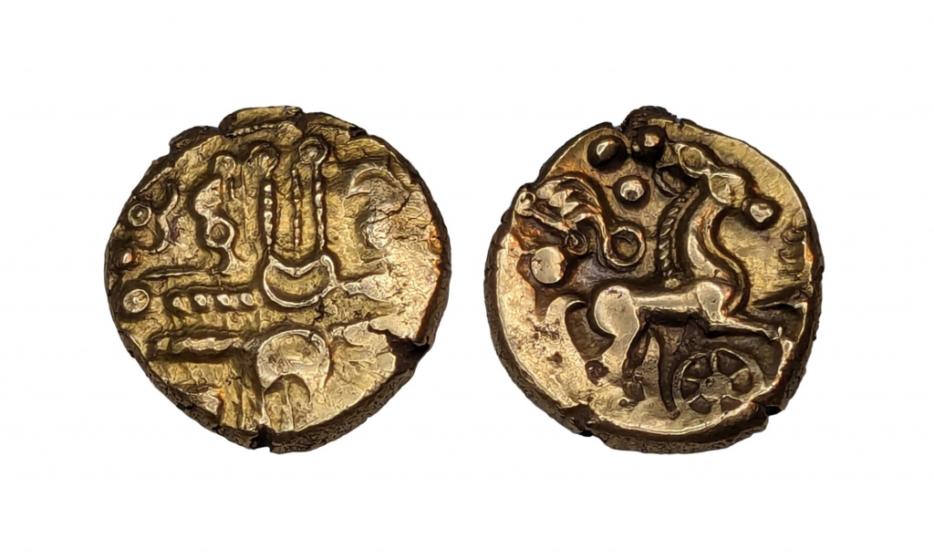 Gold stater of the Catuvellauni