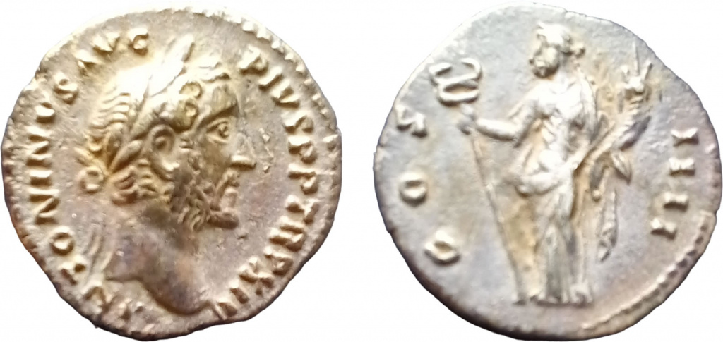 Denarius of Antoninus Pius
