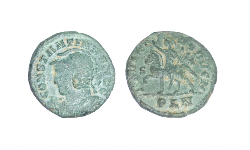Billon follis of Constantine I