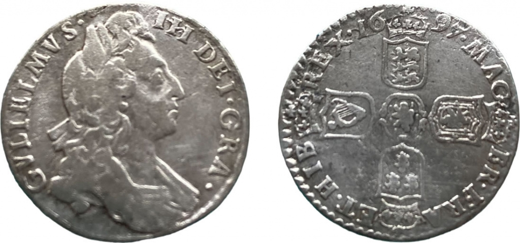 William III sixpence
