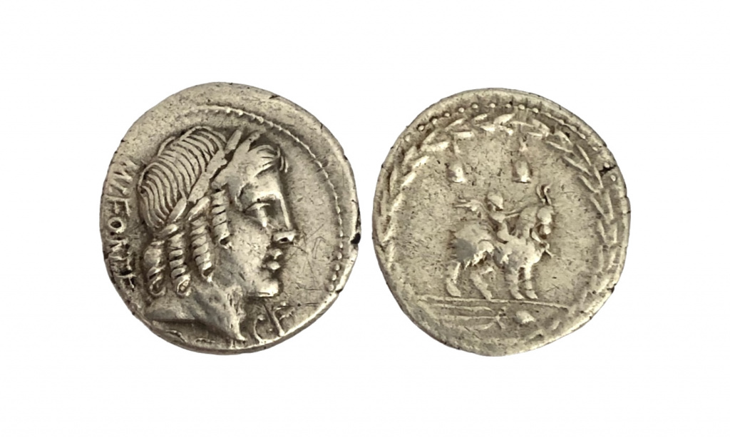 Denarius of Mn. Fonteius
