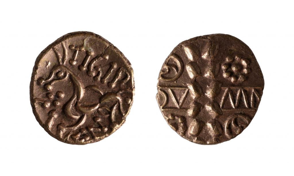 Gold stater of the Corieltavi