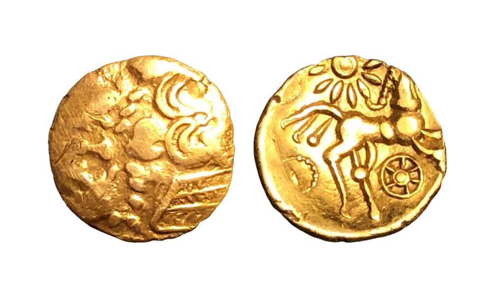 Ancient British gold quarter stater