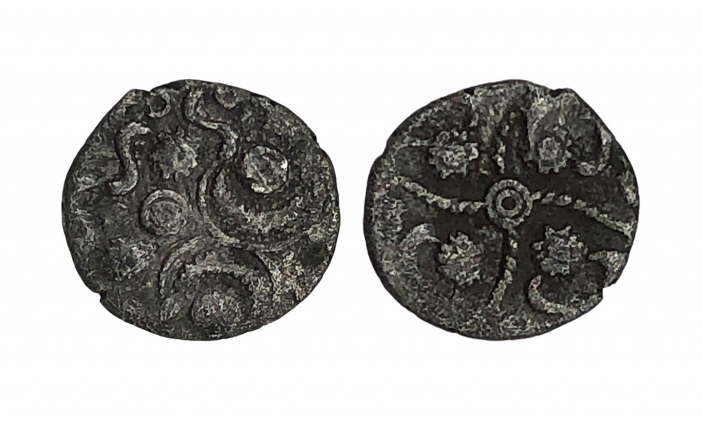 Ancient British silver half unit of the Belgae