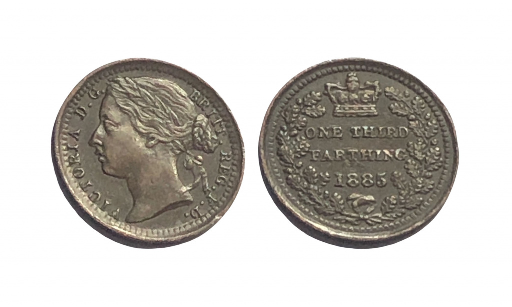 Victorian third farthing