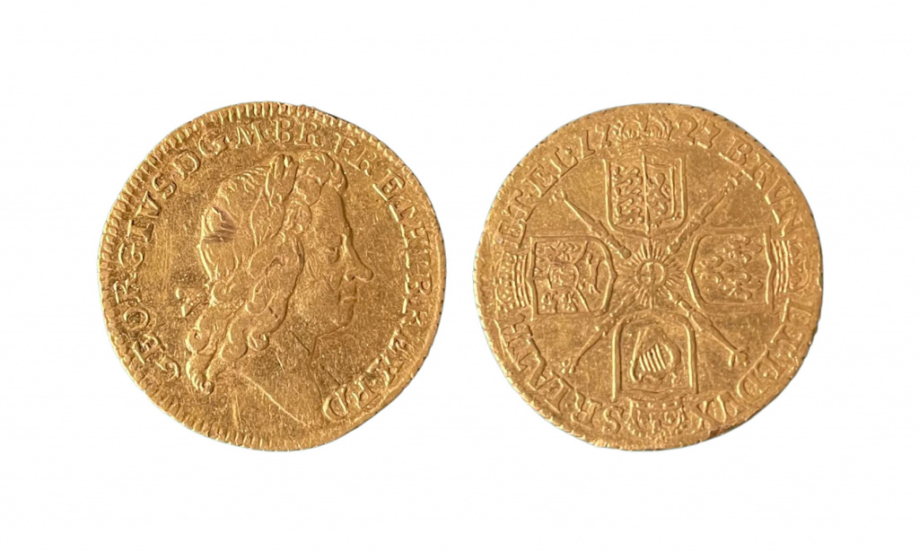 Half guinea of George I