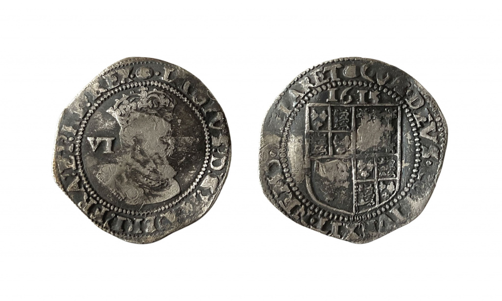 Sixpence of James I