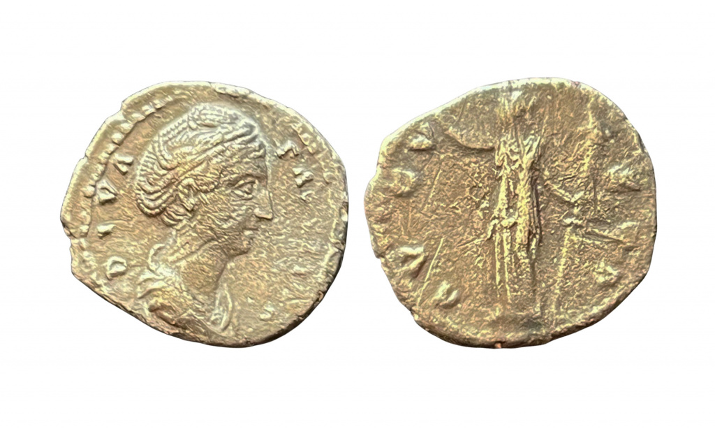 Posthumous denarius of Faustina Senior