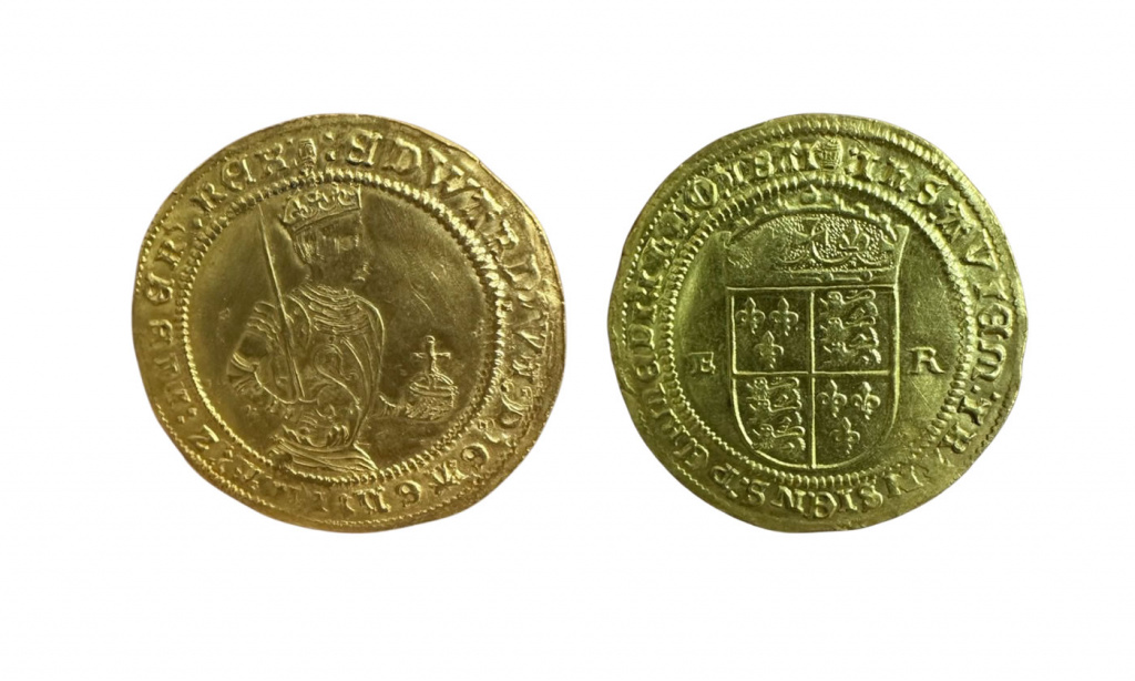 half sovereign of Edward VI