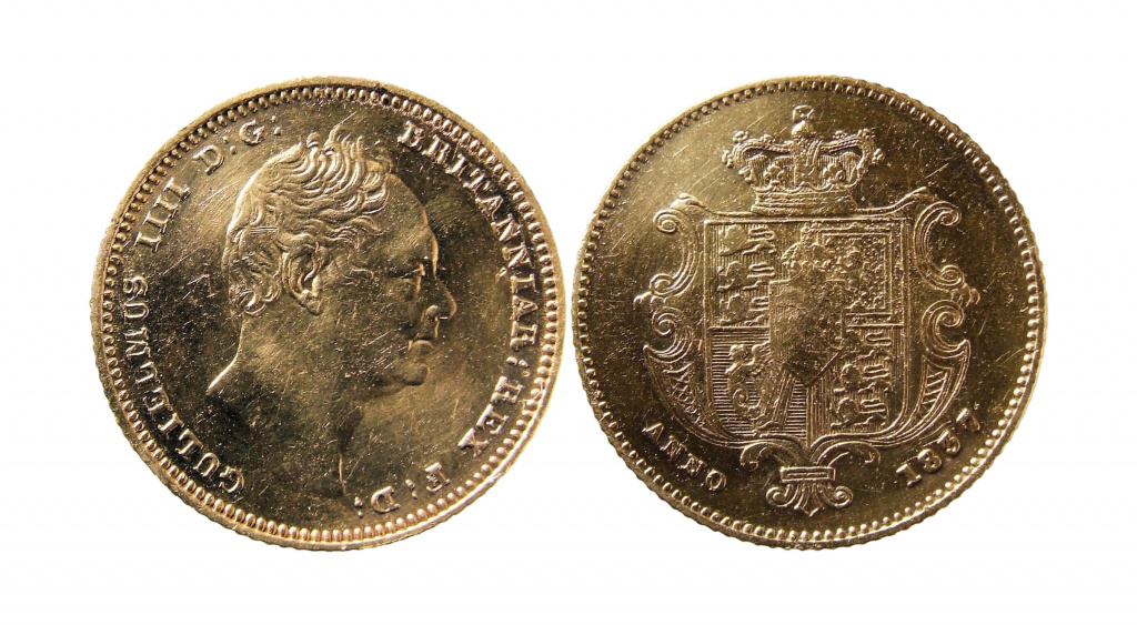 Half sovereign of King William IV