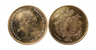 Half sovereign of King William IV