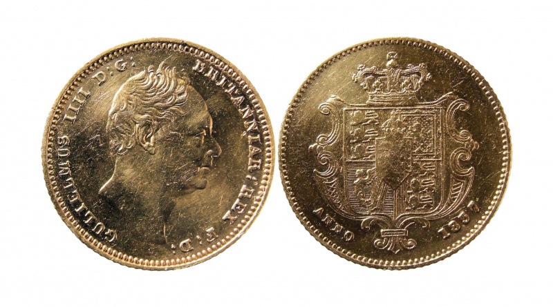 Half sovereign of King William IV