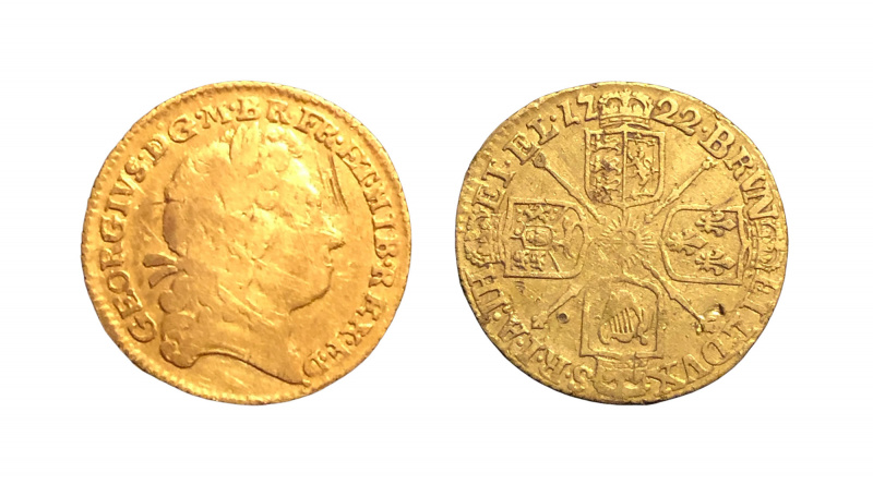 Half guinea of George I