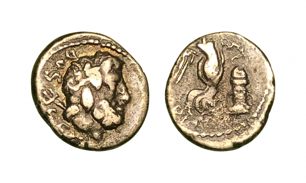 Quinarius of L. Rubrius Dossenus