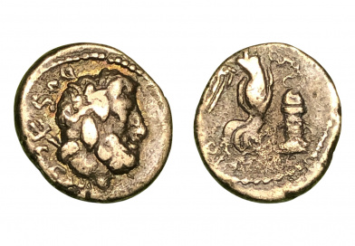 Quinarius of L. Rubrius Dossenus