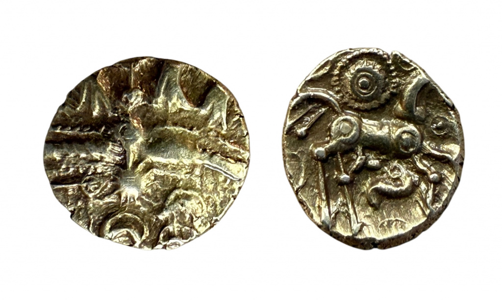 Ancient British quarter stater of the Dobunni