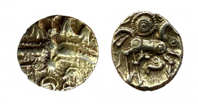 Ancient British quarter stater of the Dobunni