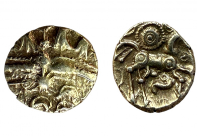 Ancient British quarter stater of the Dobunni