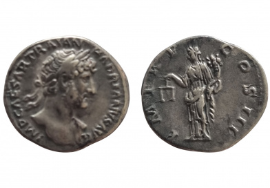denarius of hadrian