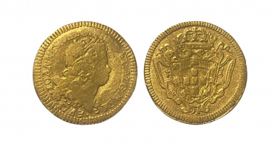 Half escudo of John V of Portugal