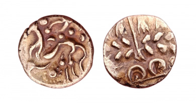 Ancient British gold stater of the Corieltavi