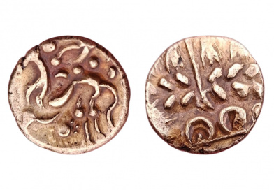 Ancient British gold stater of the Corieltavi