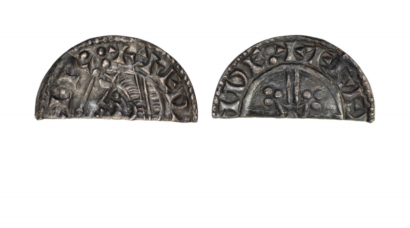 Cut halfpenny of of Edward the Confessor