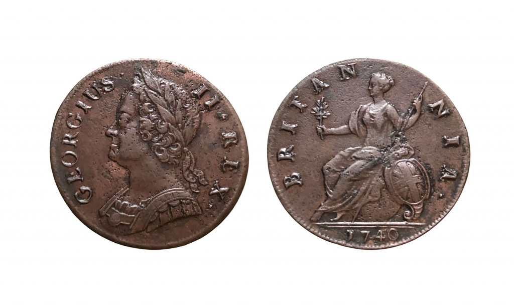 halfpenny of George II