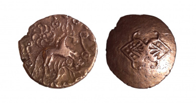 a gold stater of the Catuvellauni