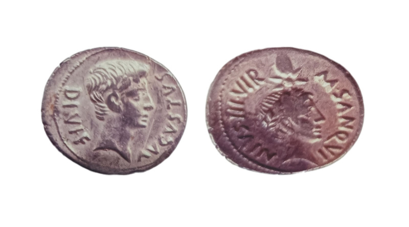 denarius of Augustus