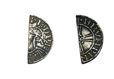 Cut halfpenny of Edward the Confessor