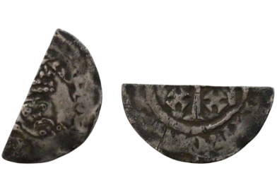 Henry II Tealby cut halfpenny