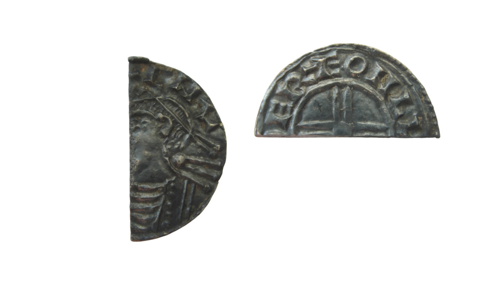 cut halfpenny of cnut