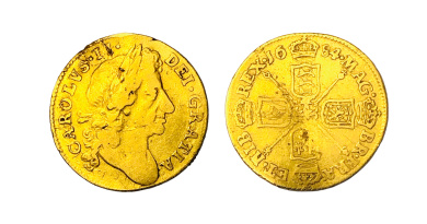 half guinea of Charles II