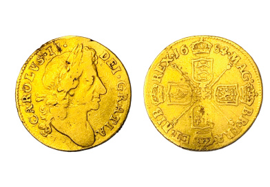 half guinea of Charles II