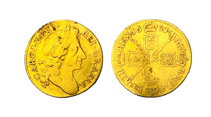 half guinea of Charles II