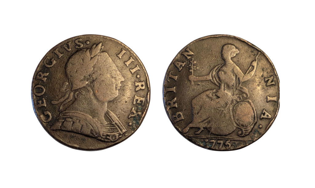 George III halfpenny