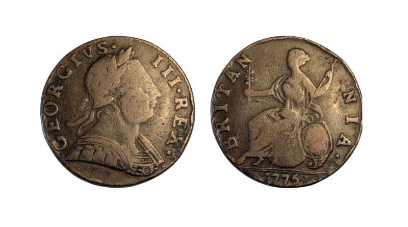 George III halfpenny