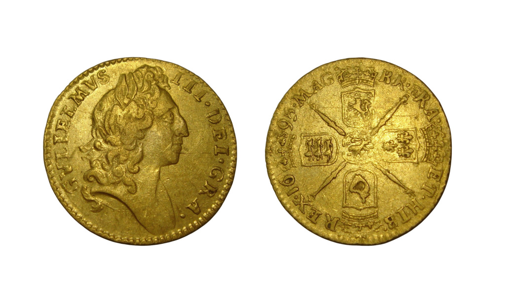Half guinea of William III