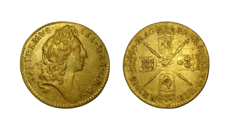 Half guinea of William III
